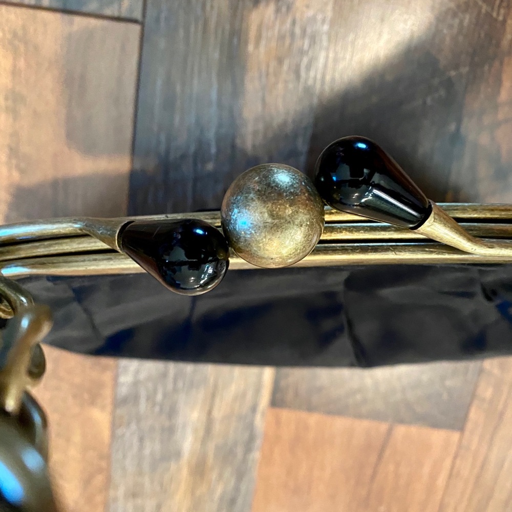 J.CREW Double Clasp 100% Silk Bag - Picture 5 of 8